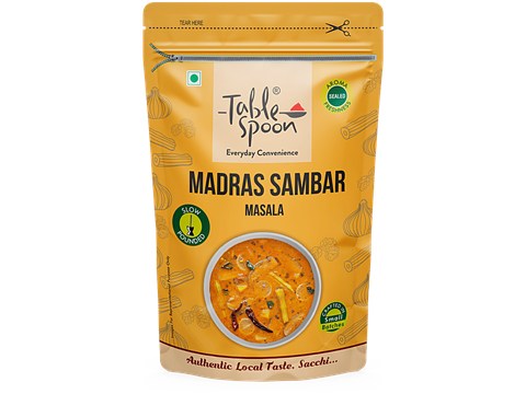 Tablespoon Madras Sambar Masala - Blend Of 8 Ingredients, Rich Aroma, Freshness Locked, 75 g