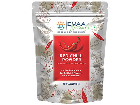 EVAA Naturals Red Chilli Powder, 200 g