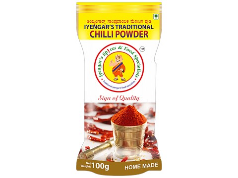 Iyengar Spices & Food Specialists  Chilli Powder/Menasina Pudi, 100 g