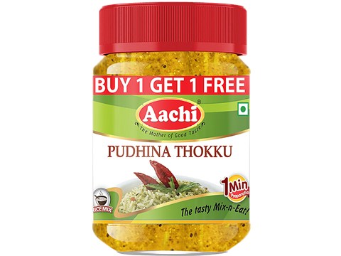 Aachi Pudhina Thokku Rice Paste, 200 g