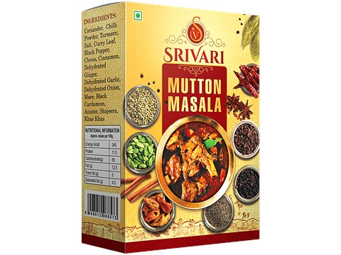 Srivari Mutton Masala, 50 g