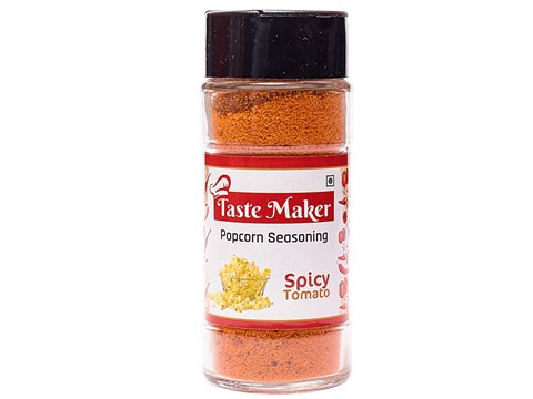 Jalandra's Taste Maker Popcorn Seasoning - Spice Mix, For Nachos, French Fries, Spicy Tomato, 50 g