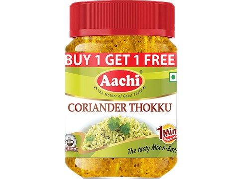 Aachi Coriander Thokku Rice Paste, 200 g