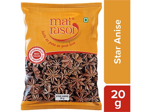 Mai Rasoi Star Anise/Ananas Flower - Best Value, 20 g