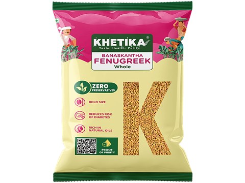 Khetika Banaskantha Fenugreek Whole, 200 g