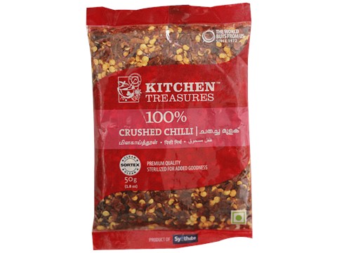 Kitchen Treasures Crushed Chilli, 50 g