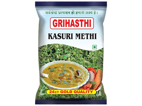 Grihasthi Kasuri Methi - Premium, Natural & Pure, No Preservatives, 100 g