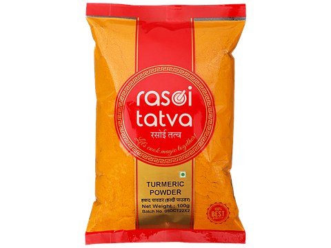 Rasoi Tatva Turmeric Powder - Premium Quality, 100 g