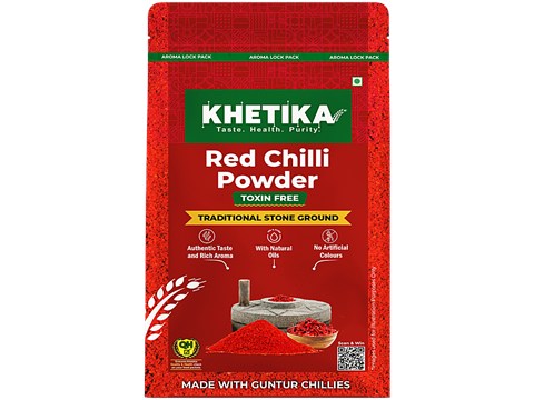 Khetika Stone Ground Red Chilli Powder With Natural Oils, 100 g