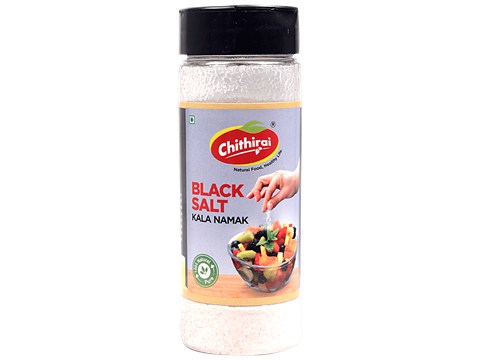 Chithirai Black Salt/Kala Namak - Natural & Pure, Rich In Iron, Helps In Digestion, 200 g