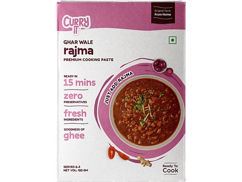 CURRYiT Ghar Wala Rajma Masala Cooking Paste, 120 g