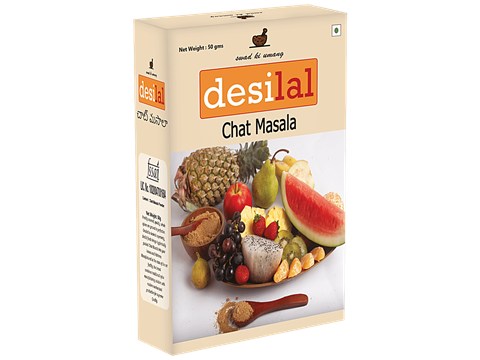 Desilal Chat Masala - Enhances Flavour, 50 g