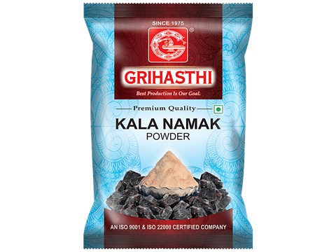 Grihasthi Kala Namak/Black Salt Powder - Premium, Natural & Pure, No Preservatives, 100 g