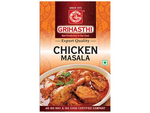 Grihasthi Chicken Masala - Premium, Natural & Pure, No Preservatives, 100 g