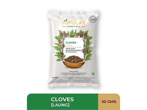 Popular Essentials Cloves/Laung, 50 g