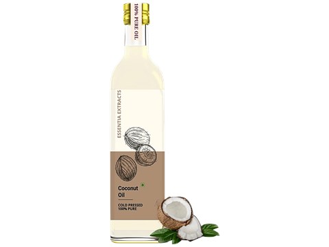 Essentia Extracts Coconut Oil - Pure, Cold Pressed, 100 ml