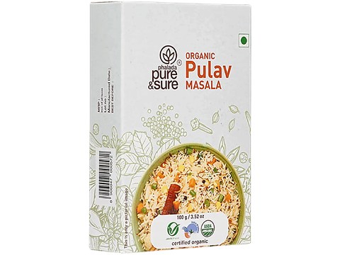 Phalada Pure & Sure Organic Pulav Masala, 100 g