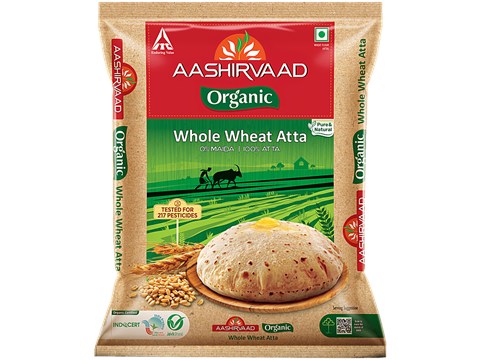 Aashirvaad Organic Whole Wheat Atta, 1 kg