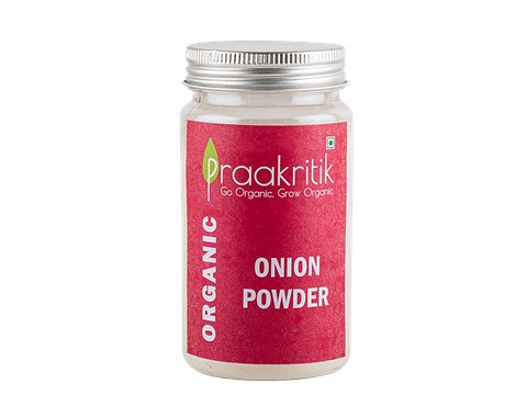 Praakritik Organic Onion Powder, 100 g