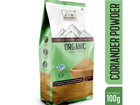 Jivamrit Organic Coriander Powder, 100 g