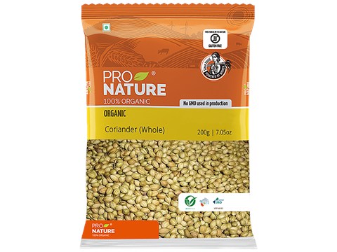 Pro Nature Organic - Coriander Whole, 200 g