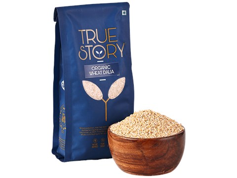 True Story Organic Wheat Dalia, 500 g