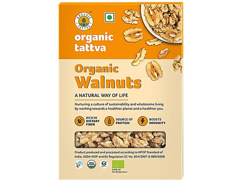 Organic Tattva Walnuts - Rich Source Of Protein & Antioxidant, 100 g