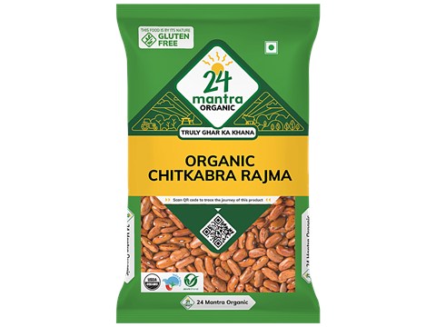 24 Mantra Organic Organic Rajma/Capparadavare, 500 g