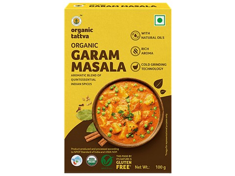 Organic Tattva OrganicPowder-GaramMasala, 100 g