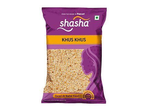 SHASHA Whole Khus Khus -  Premium Quality, All Natural, 100 g