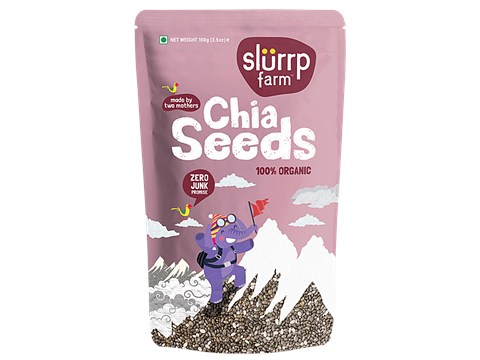Slurrp Farm Organic Chia Seeds, 100 g