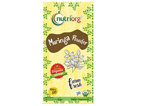 Nutriorg Certified Organic Moringa Powder, 150 g