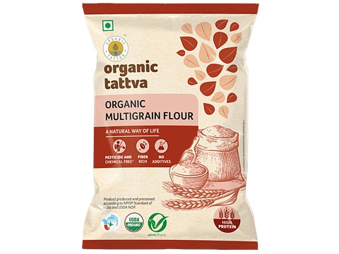 Organic Tattva Organic Multigrain Atta/Flour, 1 kg