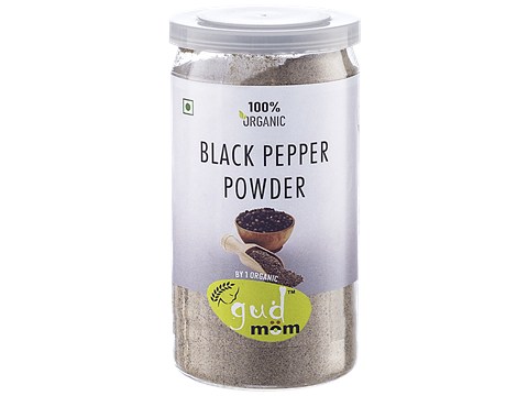 Gudmom Organic Black Pepper Powder, 100 g