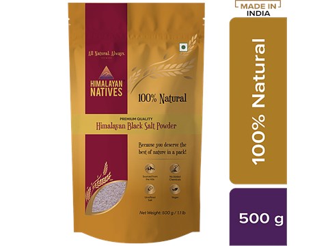 Himalayan Natives Black Salt/Uppu Powder, 500 g