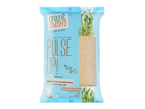 Organic Shastra Moong Dhulli Dal, 1 kg