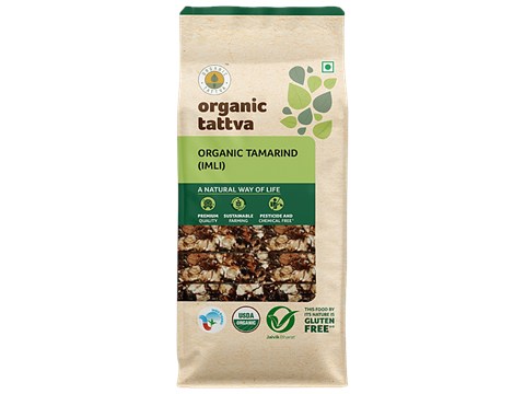 Organic Tattva Tamarind/Hunisehannu - Whole, 500 g
