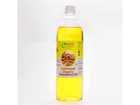 Turn Organic Ground Nut Oil - Organic Certified, 1 L
