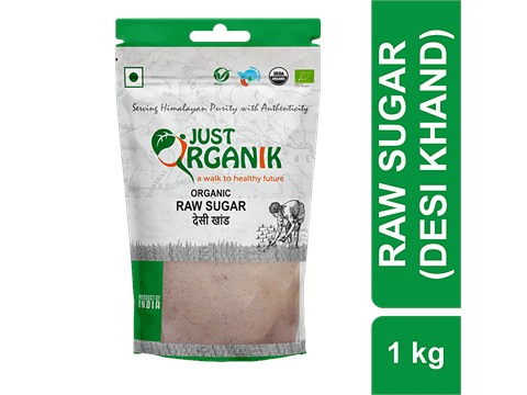 Just Organik Just Organik Sugar Raw and Unrefined, 1 kg, 1 kg