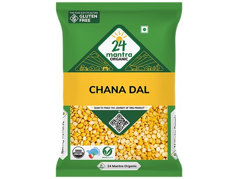 24 Mantra Organic Organic - Chana Dal/Kadale Bele, 1 kg