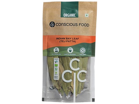 Conscious Food Tej Patta/Indian Bay Leaf, 10 g