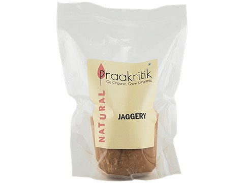Praakritik Organic Jaggery/Bella, 900 g