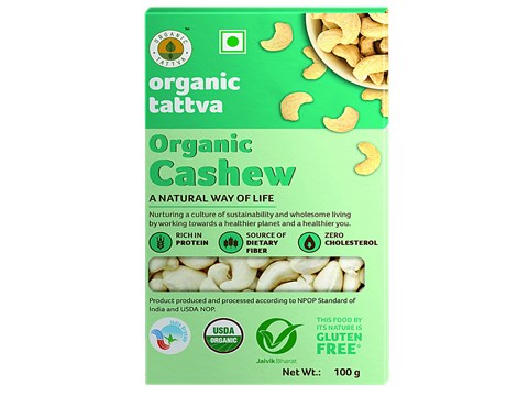 Organic Tattva Organic Cashew/Godambis, 100 g
