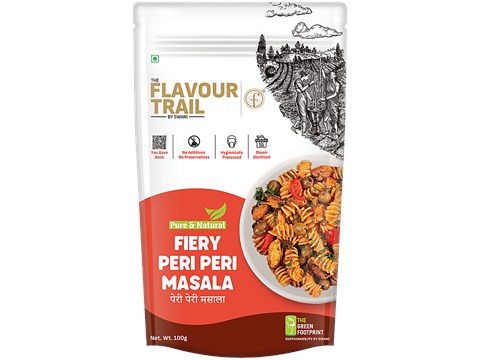 The Flavour Trail by Swani Made with Organic - Fiery Peri Peri Masala, 100 g