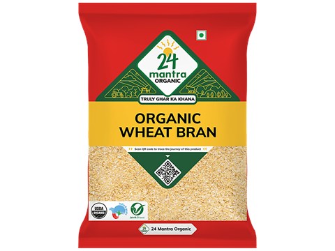 24 Mantra Organic Bran - Wheat, 500 g