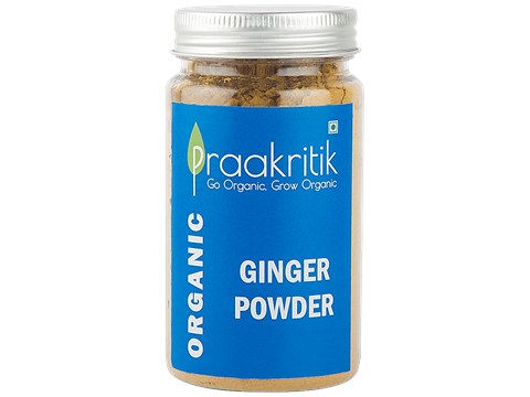 Praakritik Organic Ginger Powder, 100 g