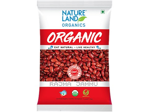 Natureland Organics Red Rajma/Capparadavare, 500 g