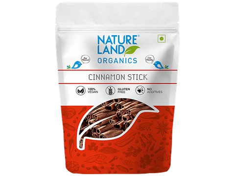 Natureland Organics Cinnamon Stick, 75 g