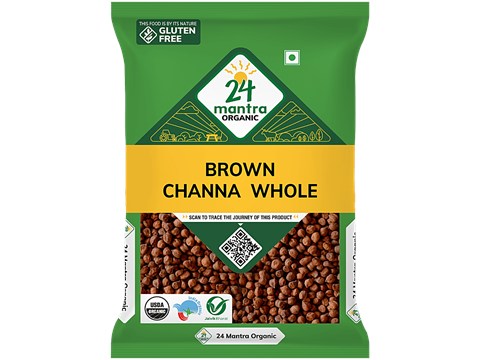 24 Mantra Organic Organic - Brown Chana/Kadale Kaalu, 1 kg