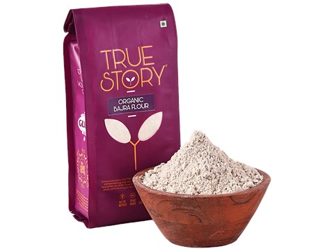 True Story Organic Bajra Flour, 500 g